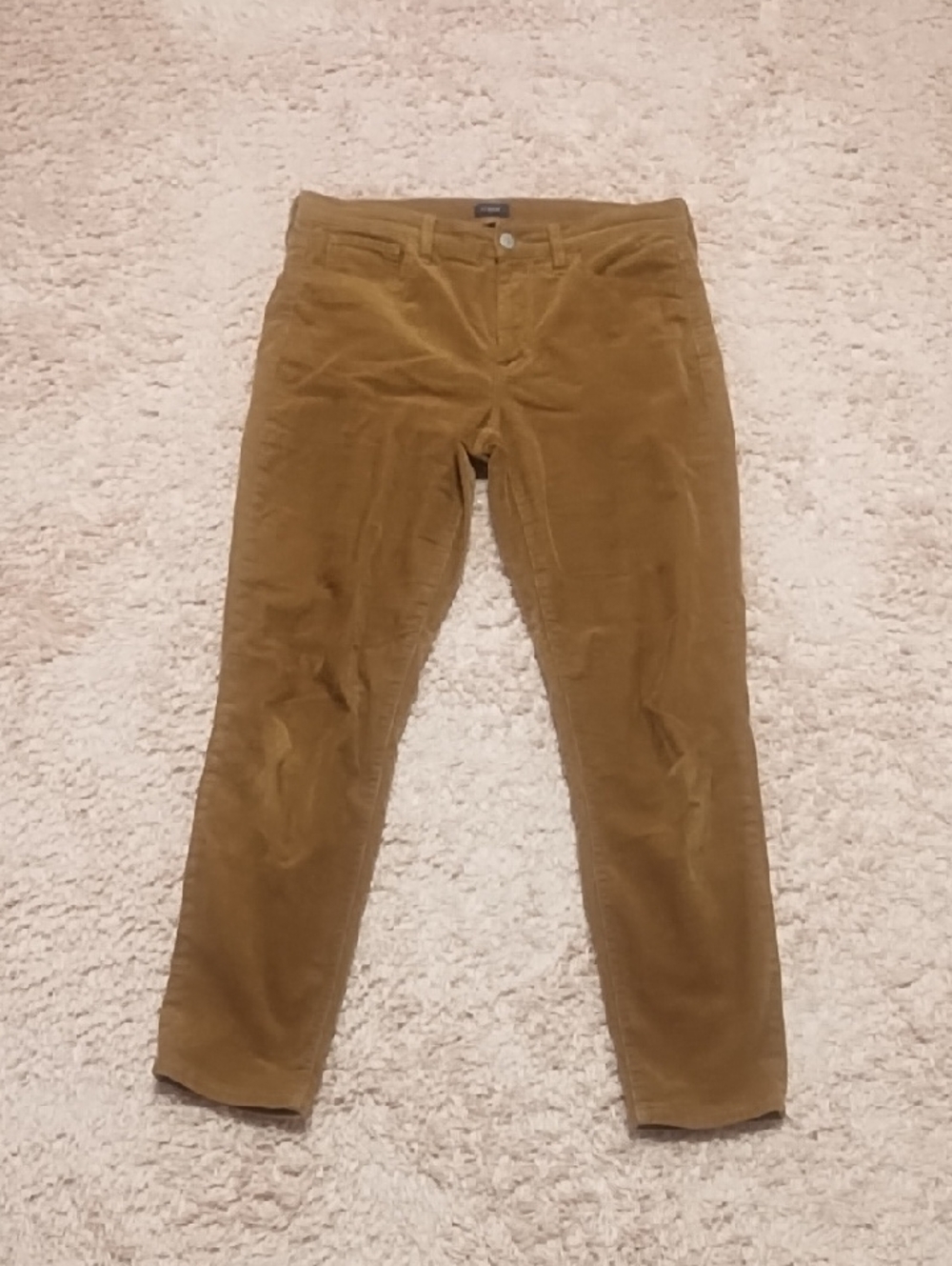 J. Crew Corduroy Pants in Mustard